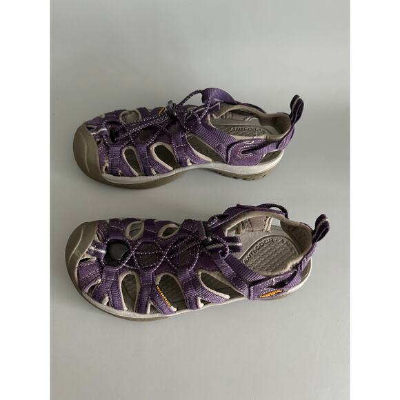 Keens Sandals Youth Size 4 Purple EUC - Picture 2 of 5